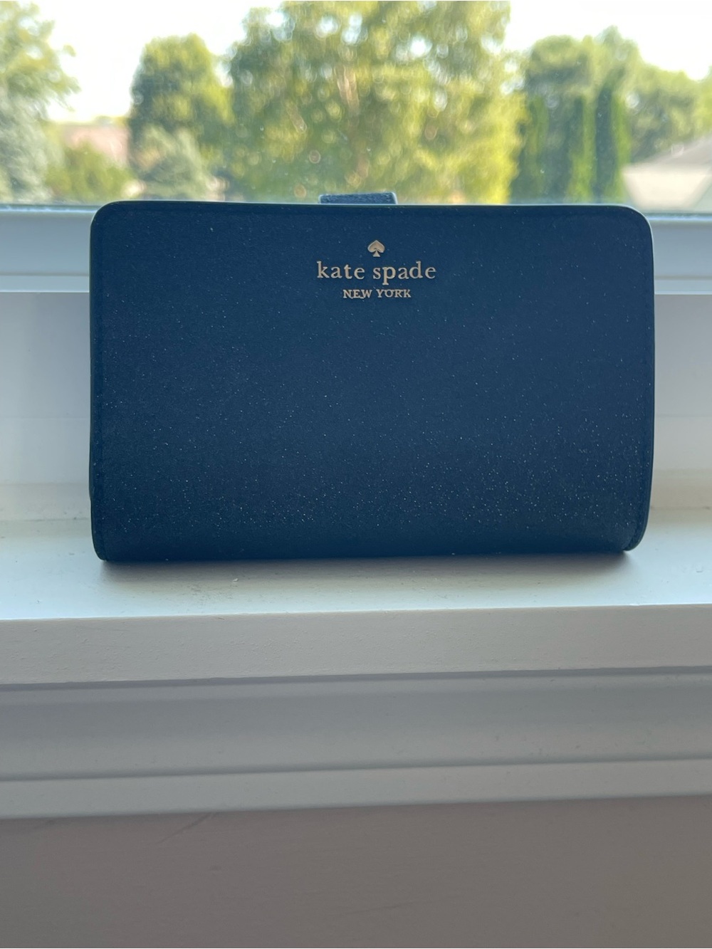 Kate Spade Sparkly Wallet w box